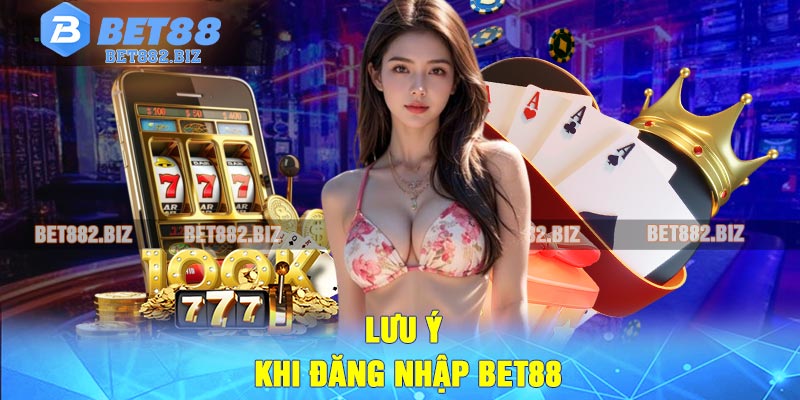 Lưu Ý Khi Đăng Nhập BET88